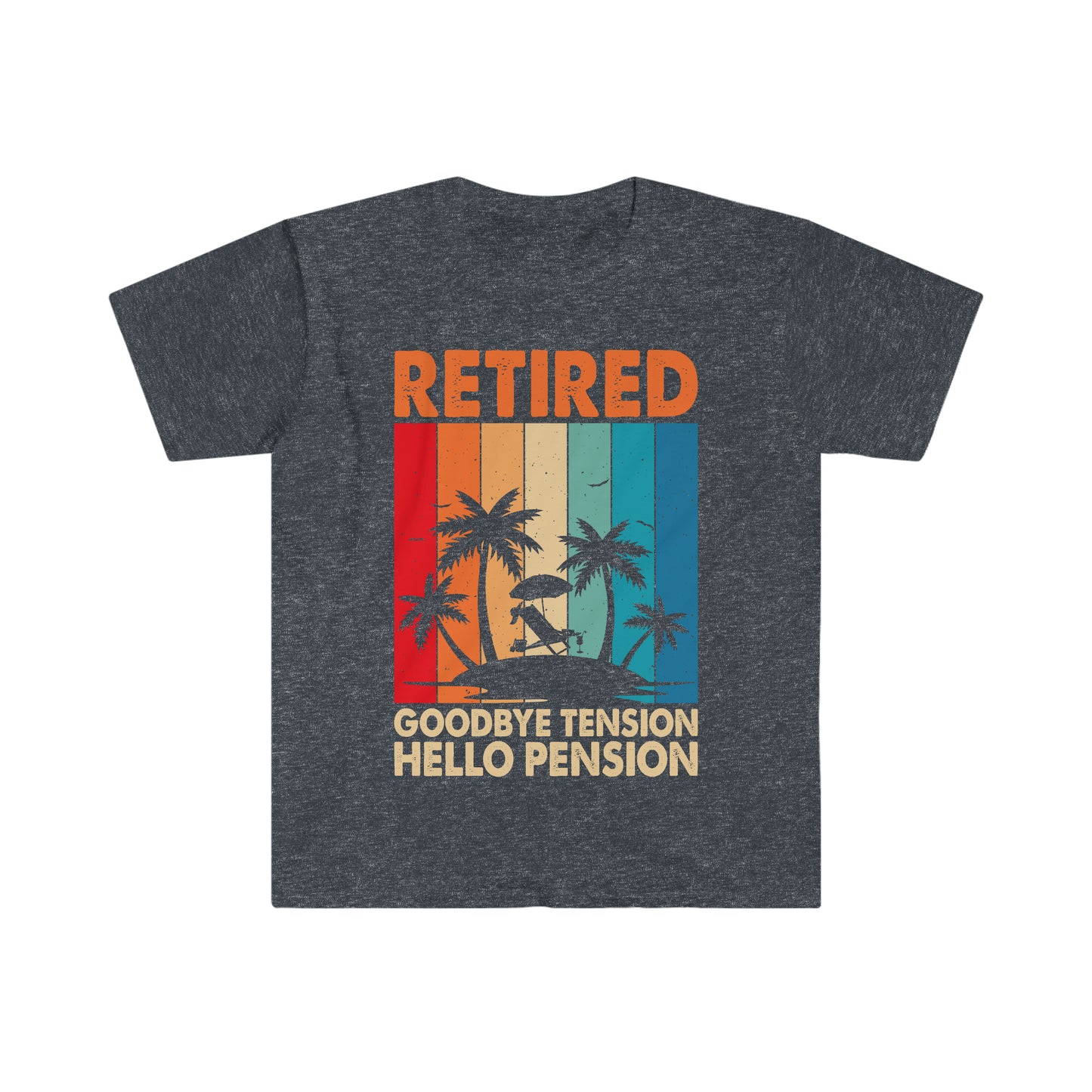 Goodbye Tension Hello Pension, Funny Retirement Shirt for Husband