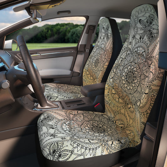Mandala Car Seat Cover