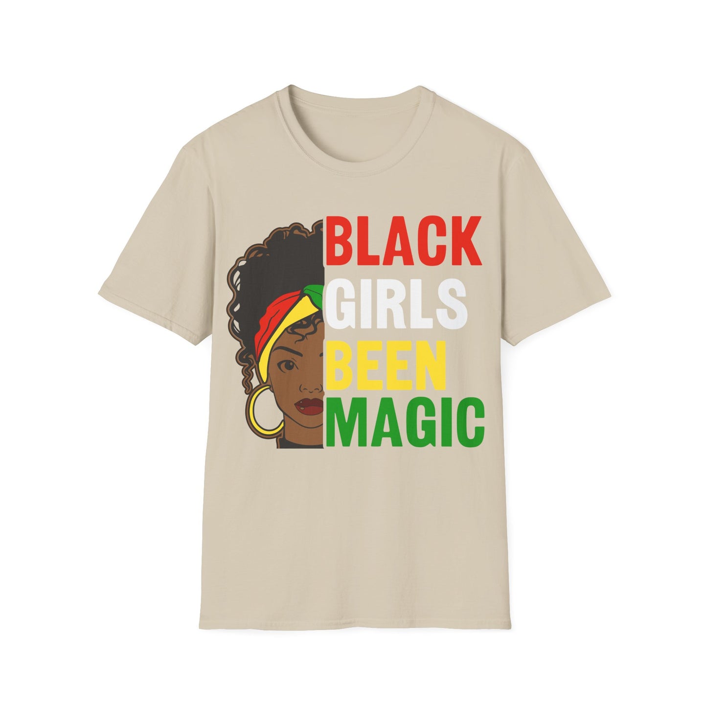 Black Girls Been Magic Unisex Softstyle T-Shirt – Celebrate Empowerment & Culture