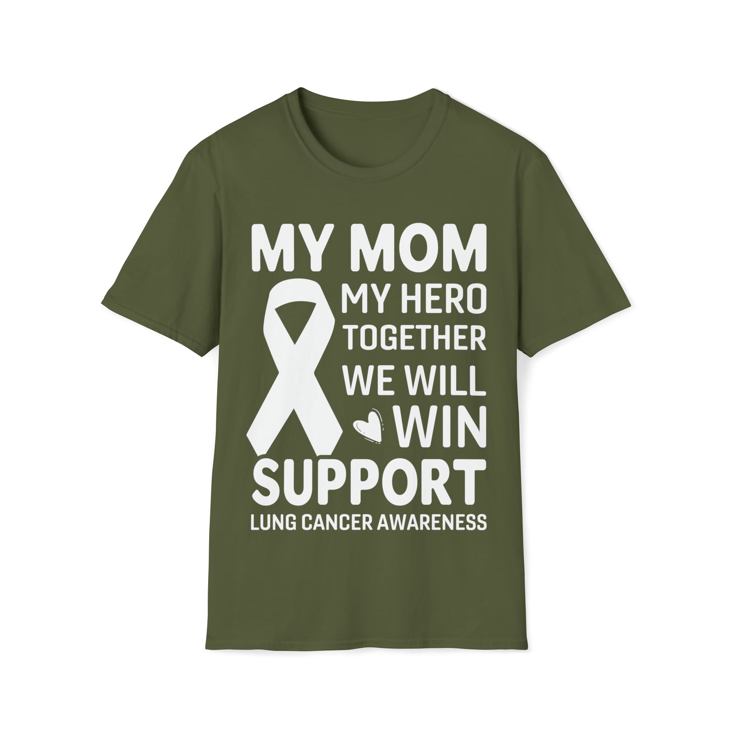 My Mom My Hero Lung Cancer Awareness Shirt