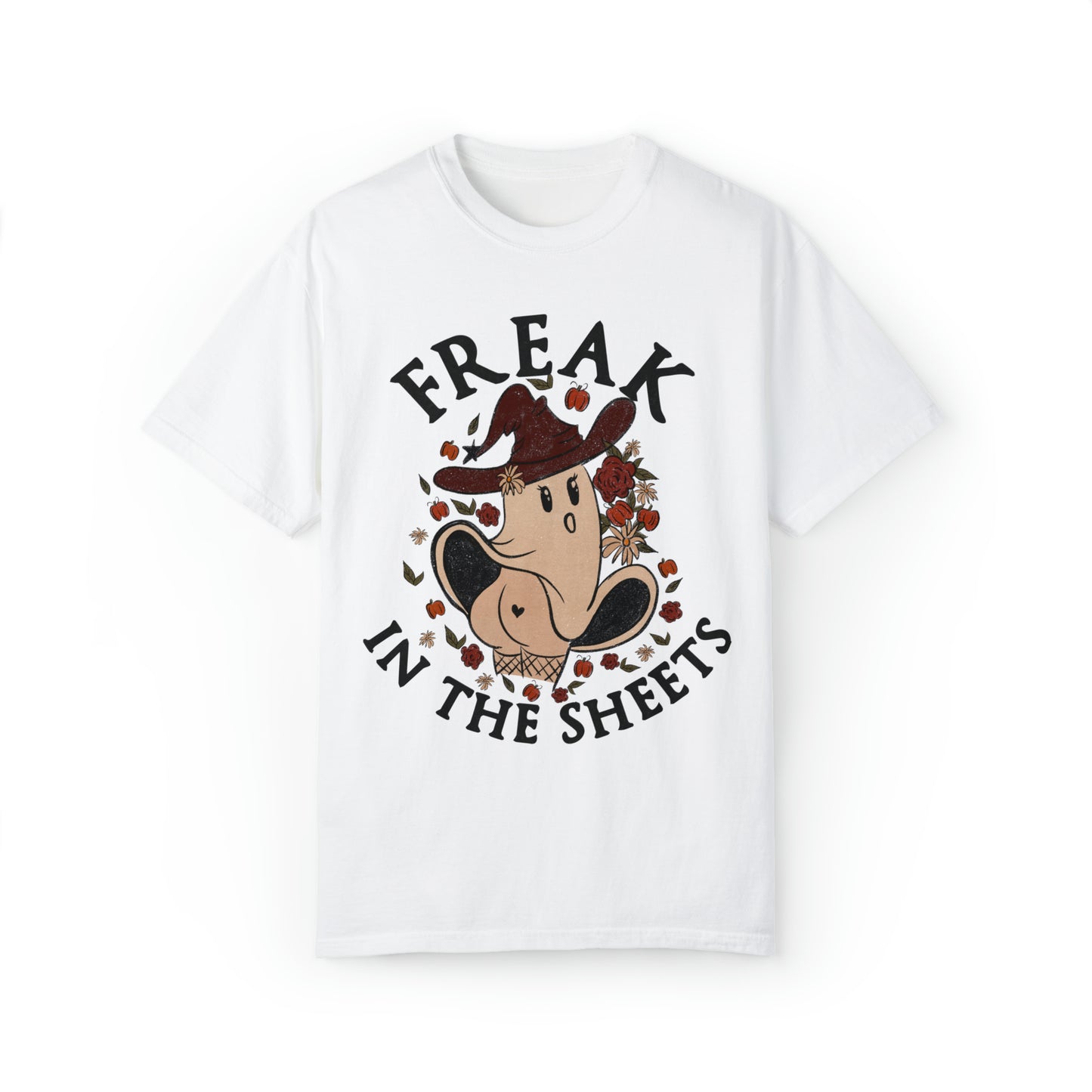 Freak in the Sheets Comfort Colors Funny Halloween Shirt
