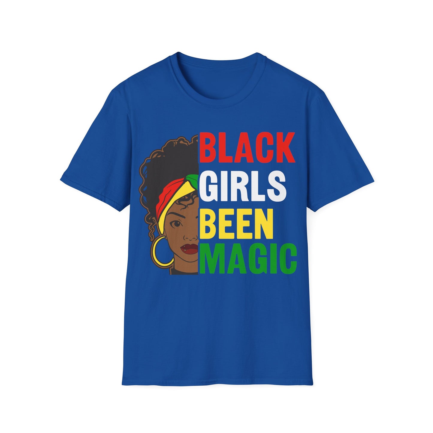 Black Girls Been Magic Unisex Softstyle T-Shirt – Celebrate Empowerment & Culture