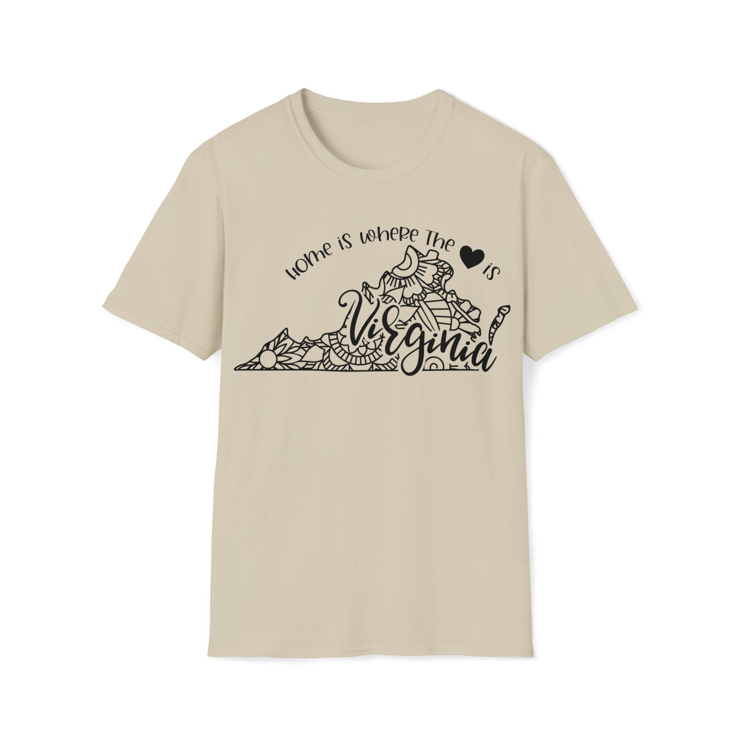 Home is Where the Heart is Virginia T-Shirt