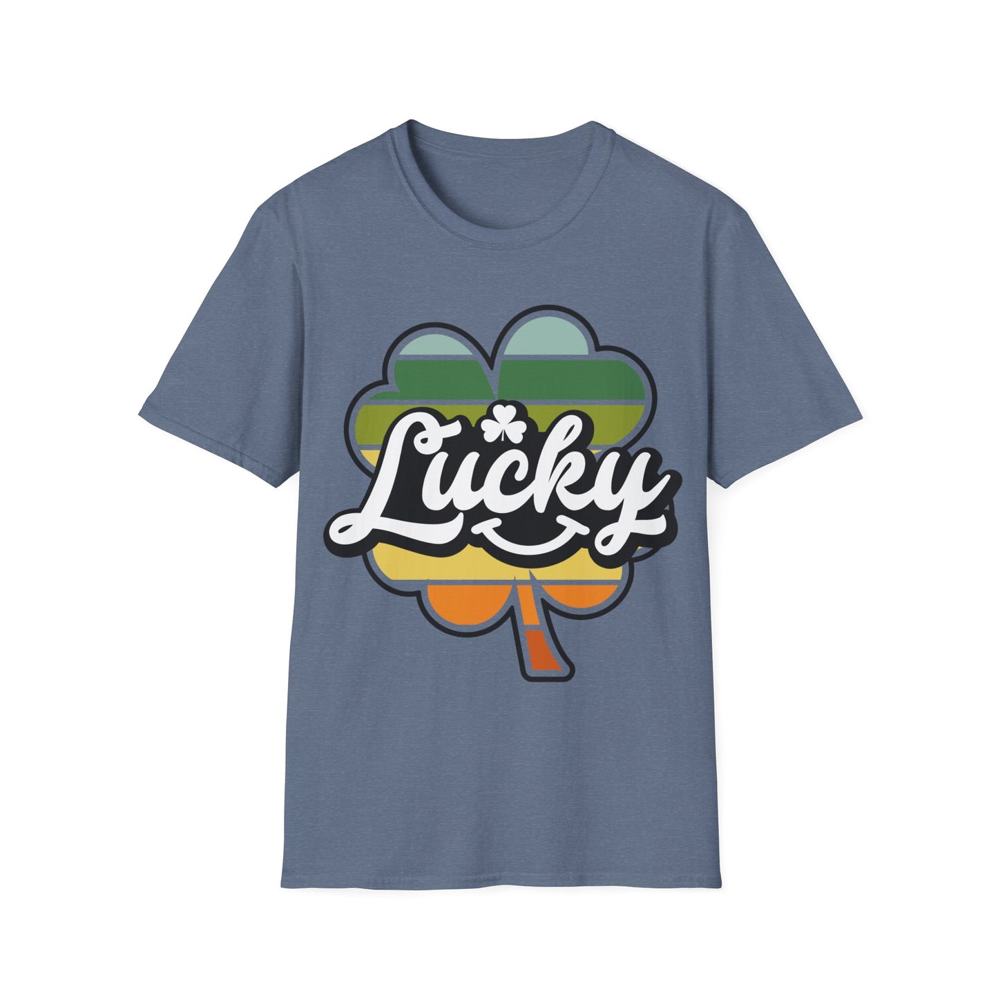 Lucky Shamrock St. Patty's Day Retro T-Shirt