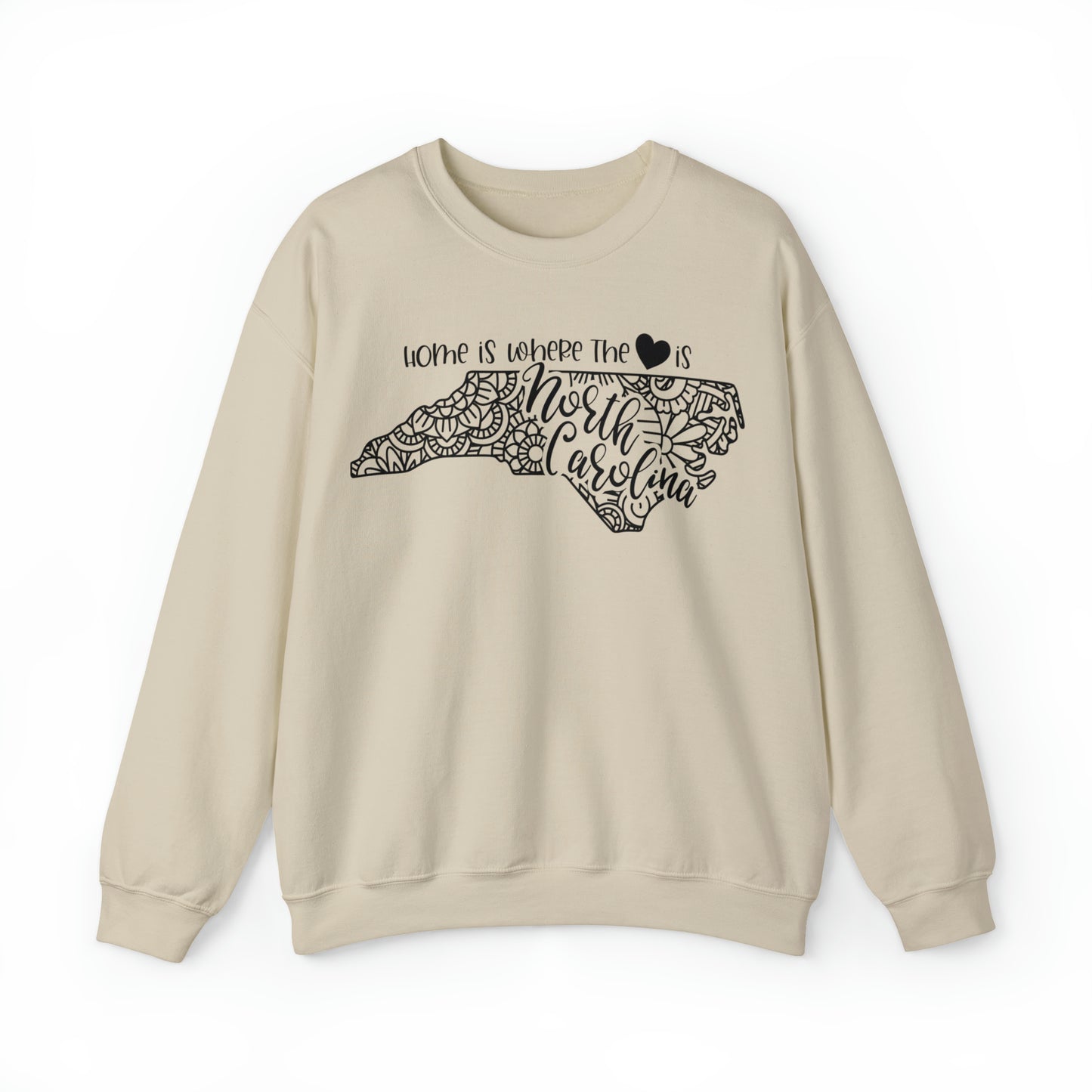 Home is Where the Heart is North Carolina Sweatshirt