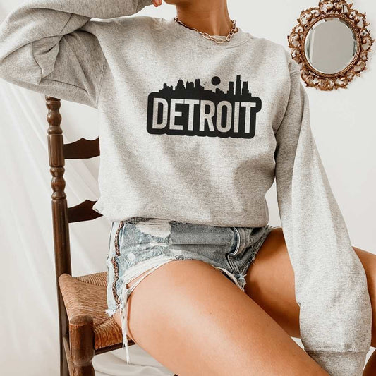 Detroit Skyline Sweatshirt