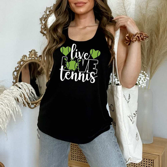 Live Love Tennis, Tennis Player Shirt
