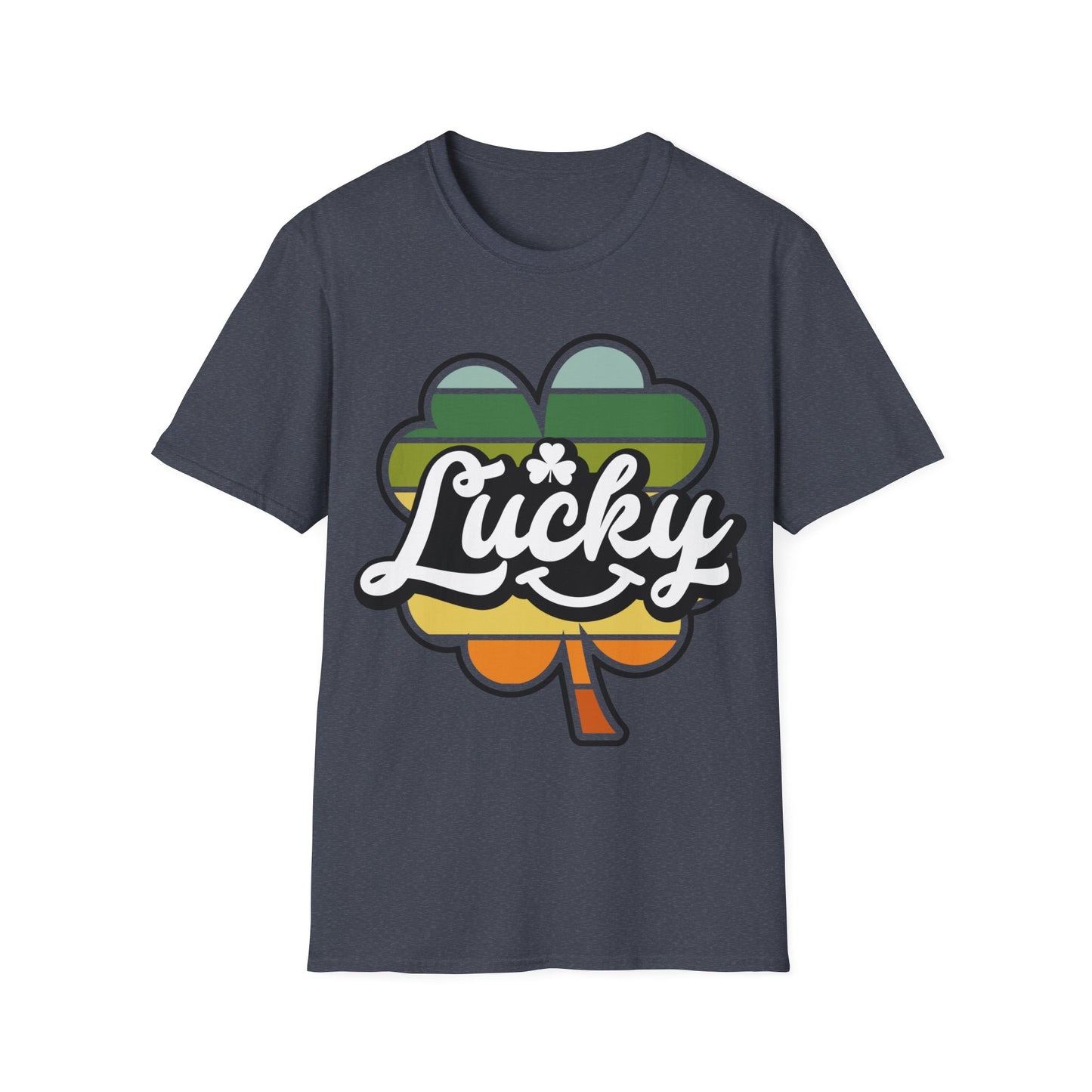 Lucky Shamrock St. Patty's Day Retro T-Shirt
