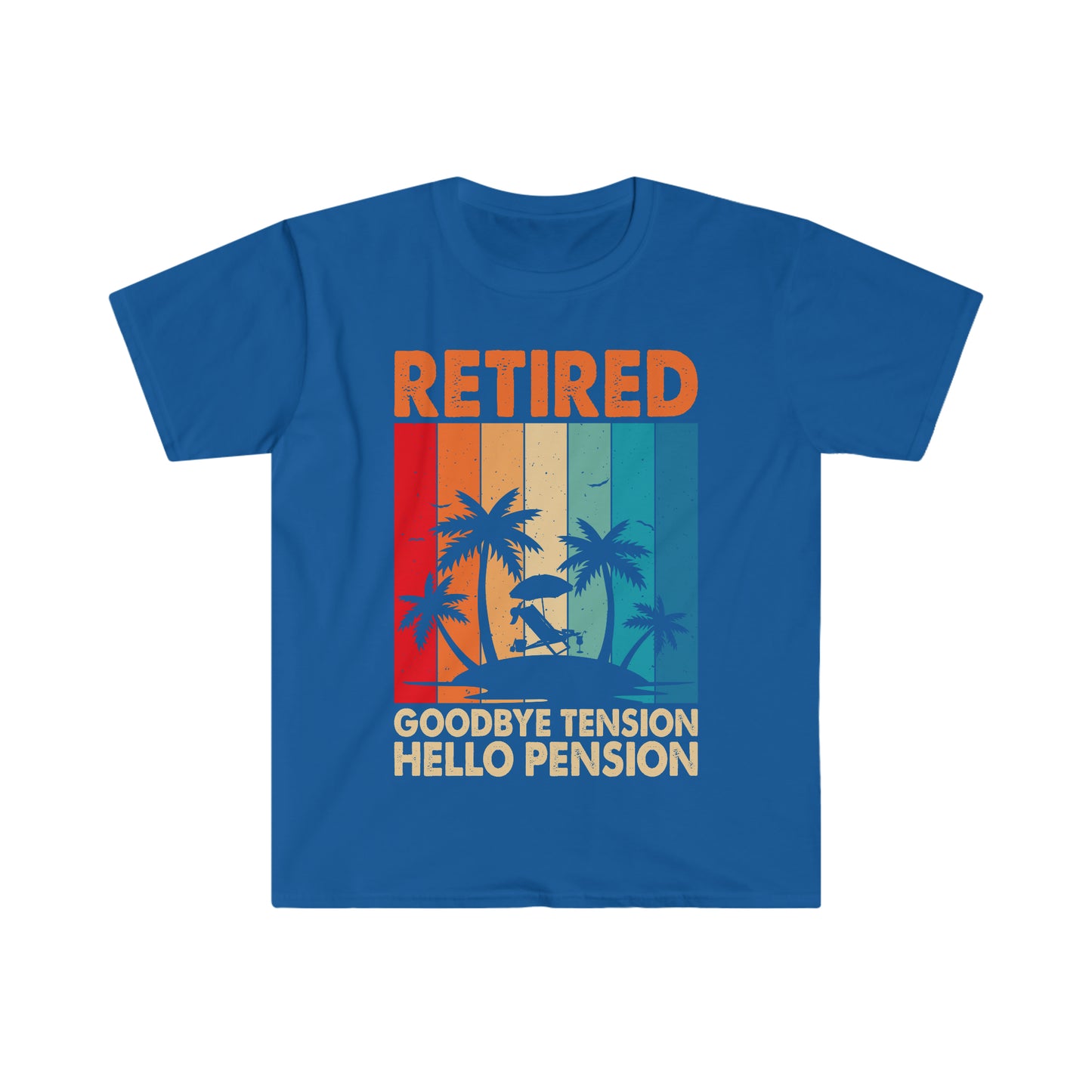 Goodbye Tension Hello Pension, Funny Retirement Shirt for Husband