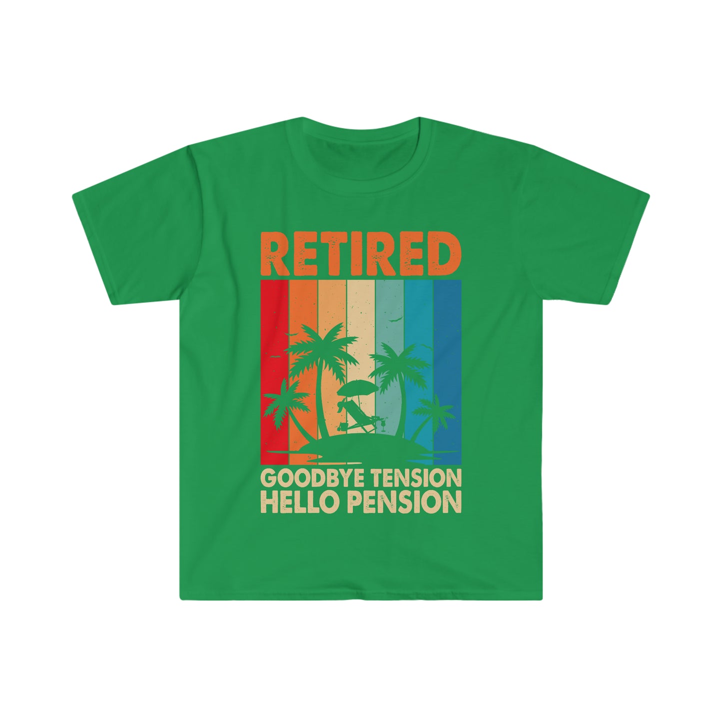 Goodbye Tension Hello Pension, Funny Retirement Shirt for Husband