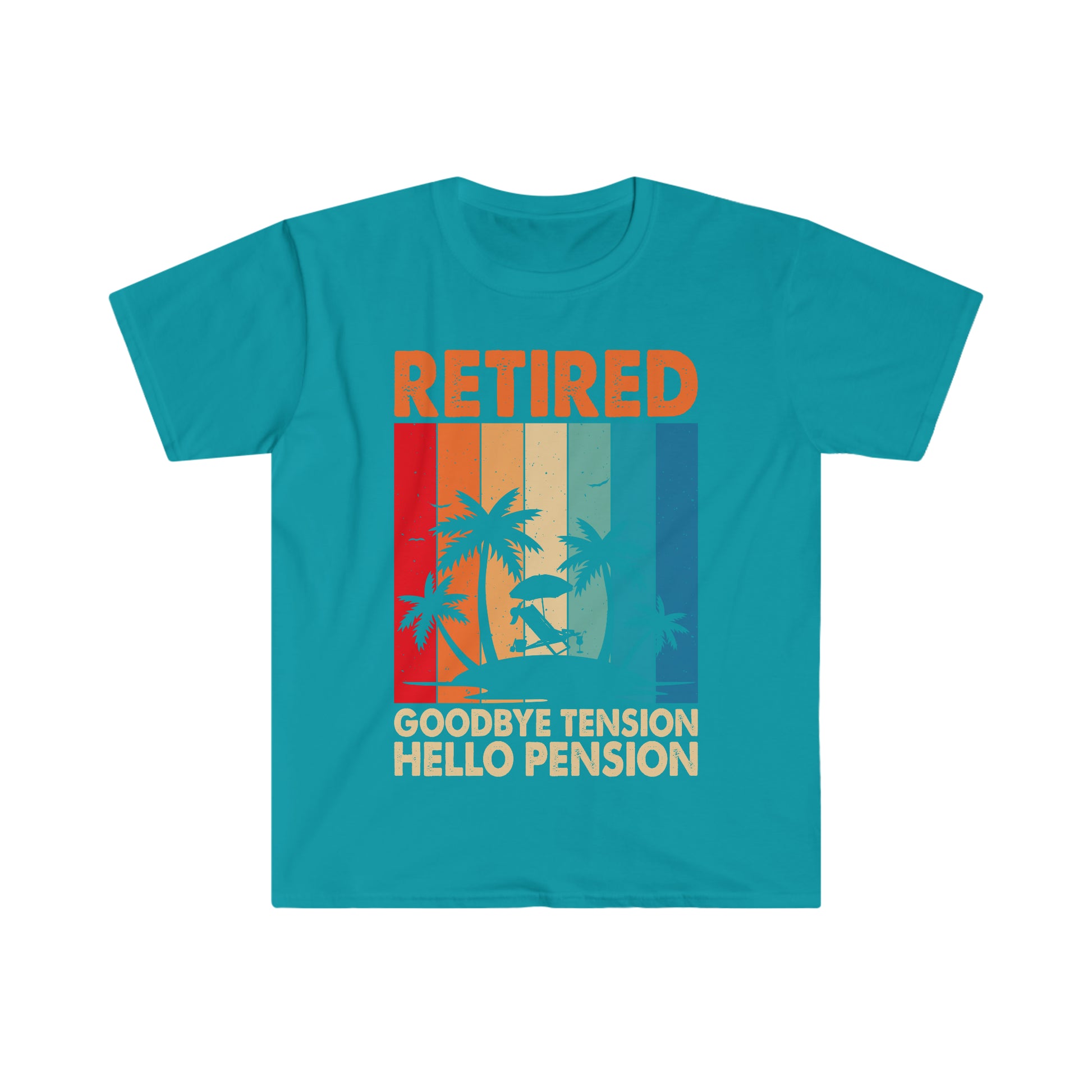 Goodbye Tension Hello Pension, Funny Retirement Shirt for Husband