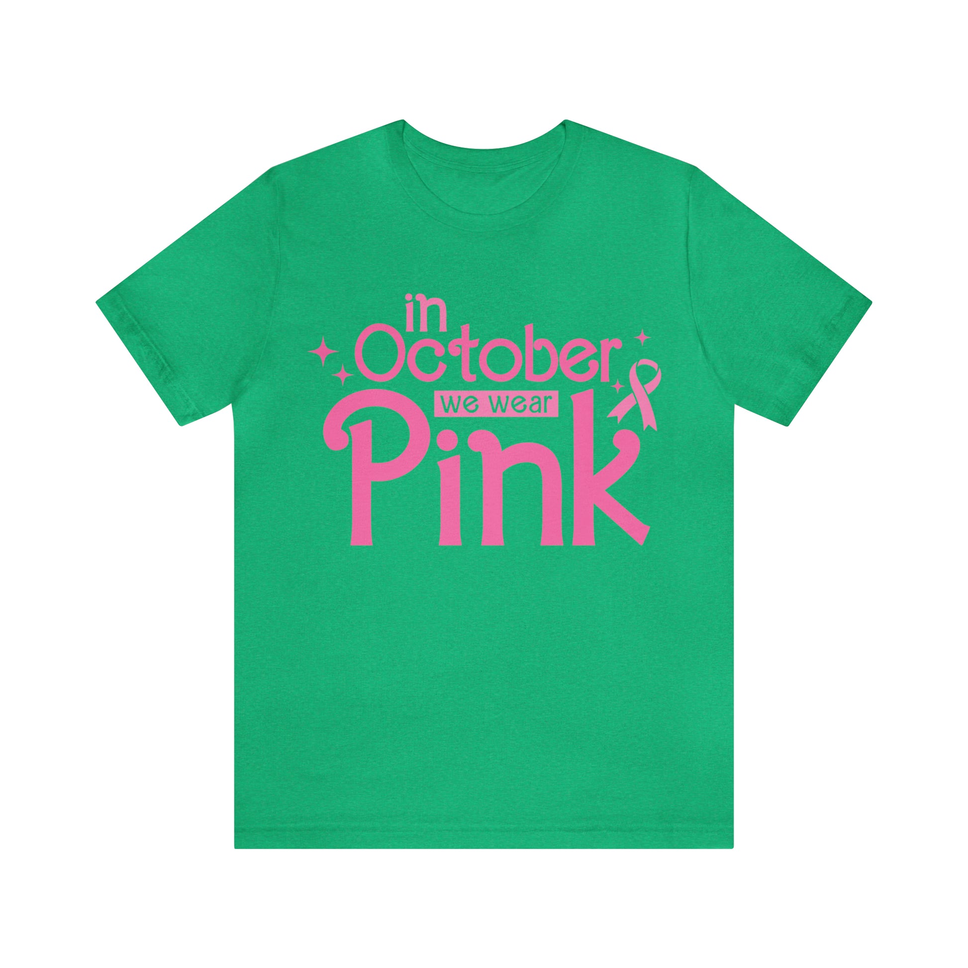 In October We Wear Pink Cancer Breast Cancer Shirt