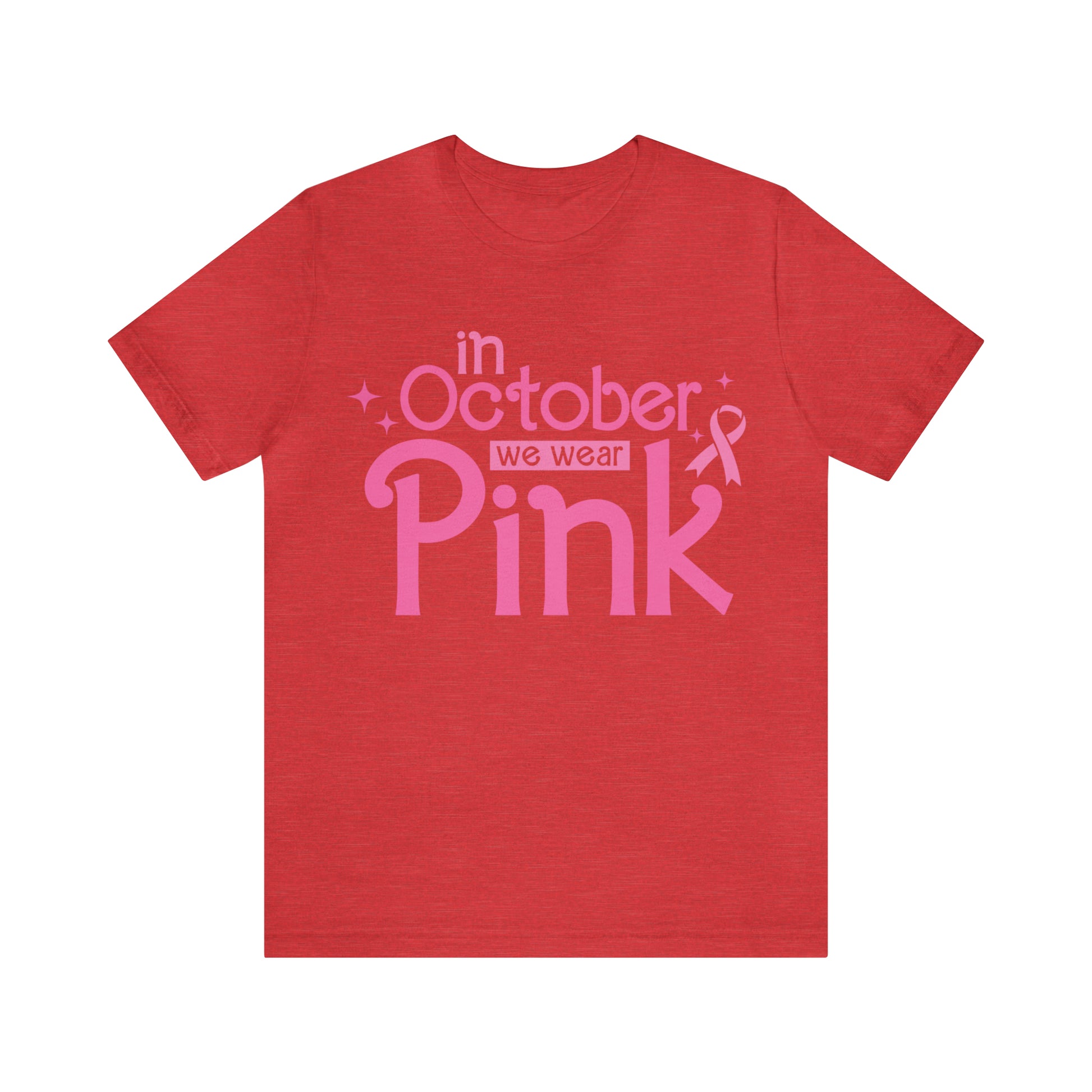 In October We Wear Pink Cancer Breast Cancer Shirt