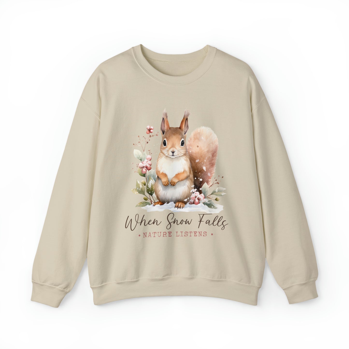 When Snow Falls Wanderlust Sweatshirt