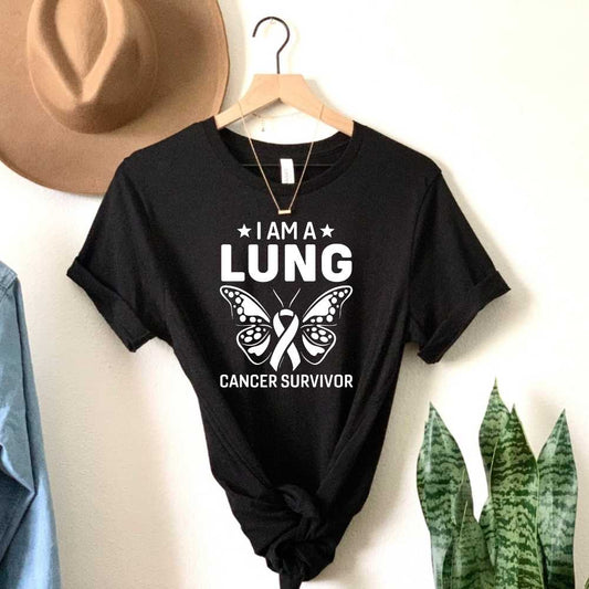 I am a Lung Cancer Survivor Shirt, Lung Cancer Awareness Gift