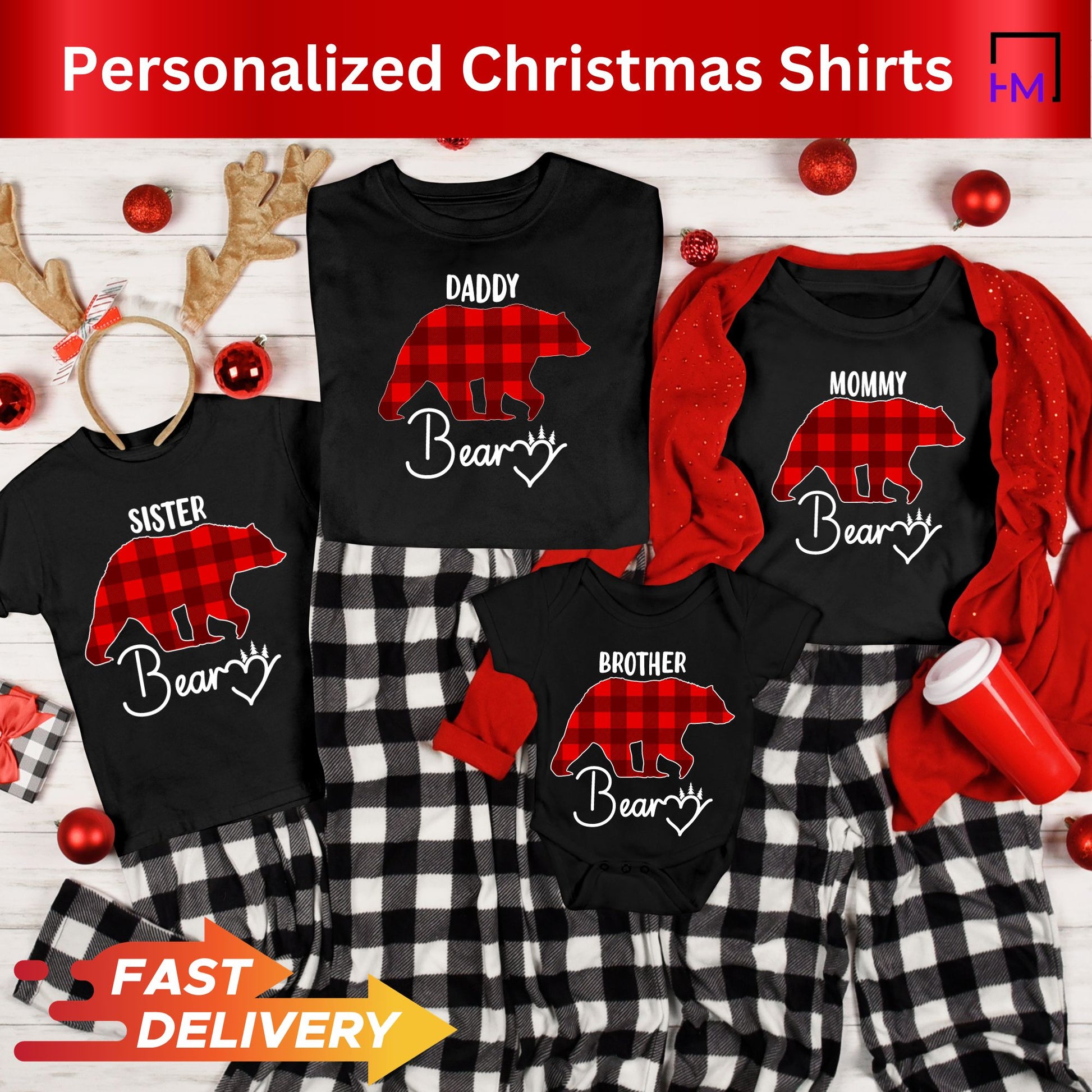 Personalized Christmas Family Shirts