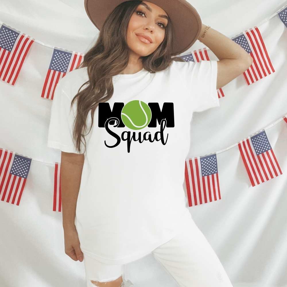 Tennis Mom Squad Shirt, Gift for Mom of Tennis Player