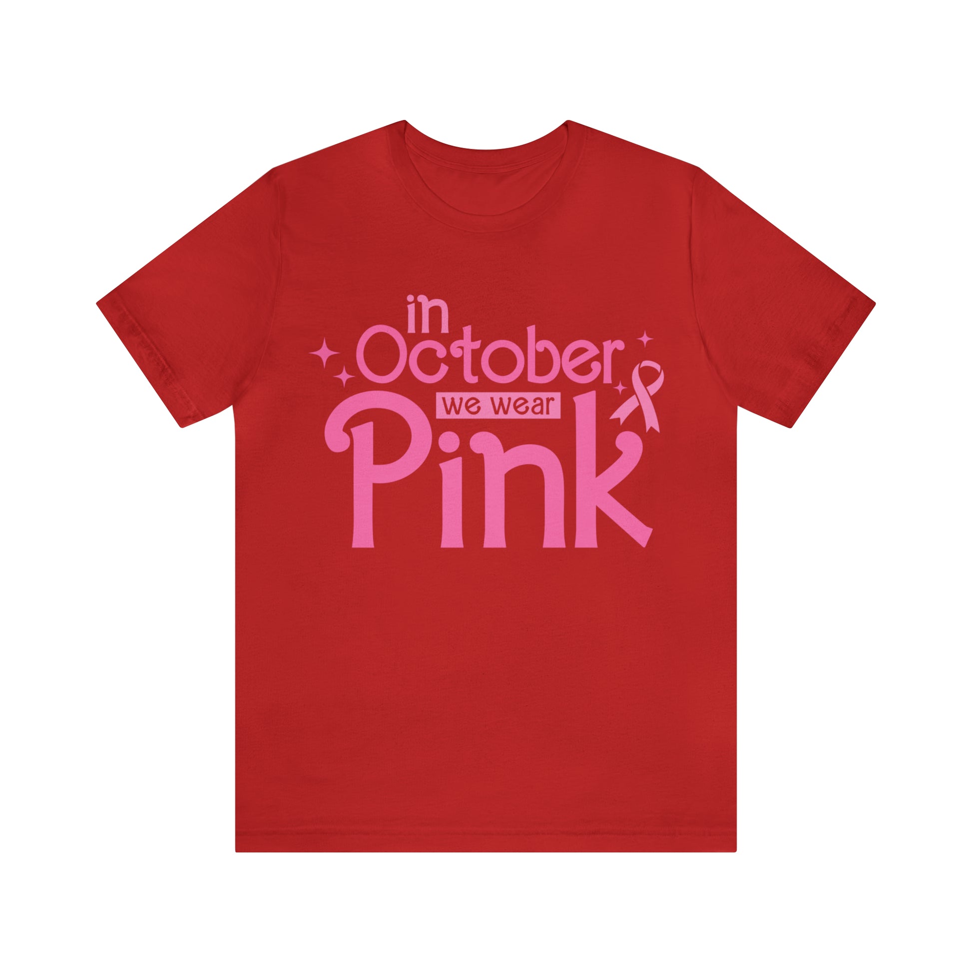 In October We Wear Pink Cancer Breast Cancer Shirt