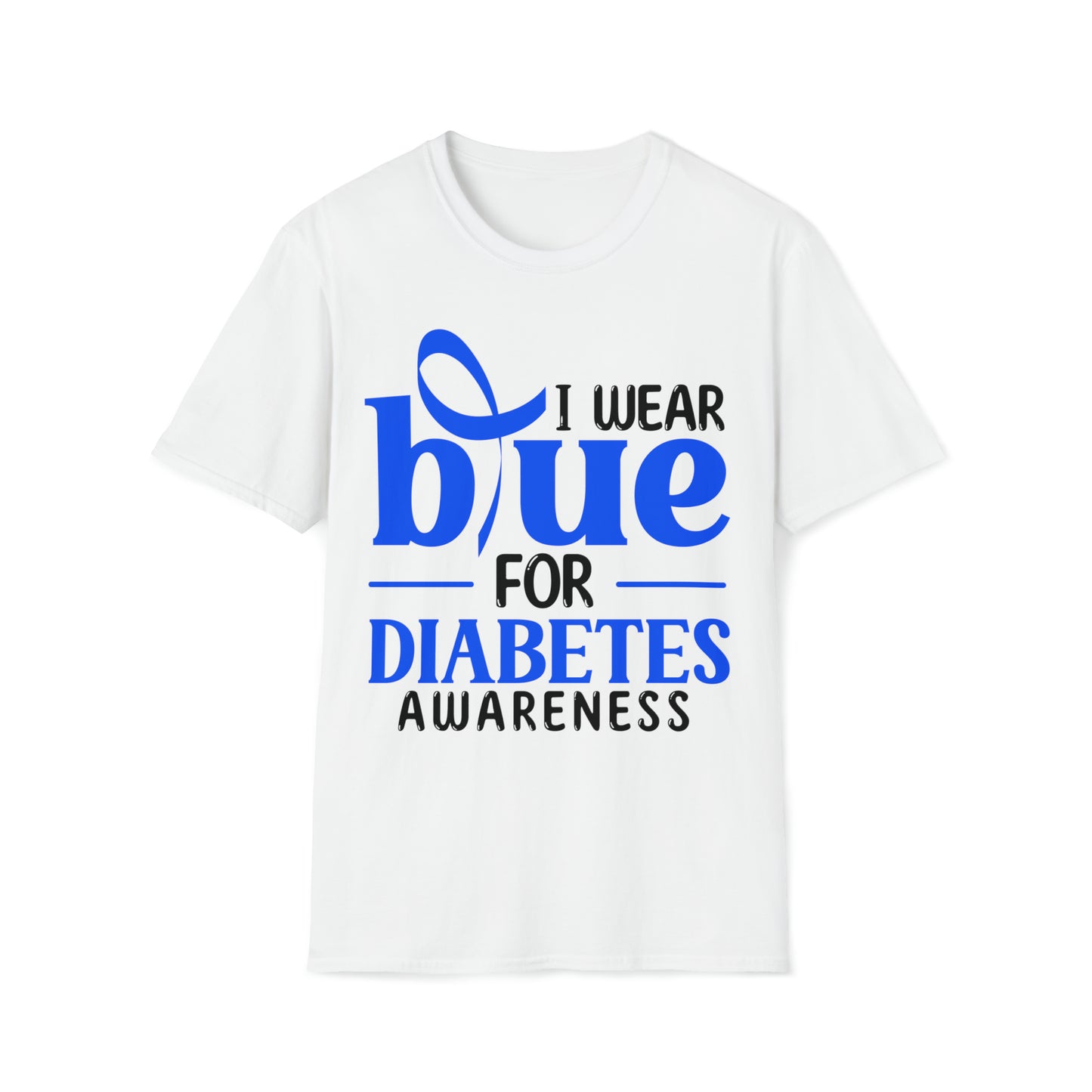 I Wear Blue for Diabetes Awareness Shirt