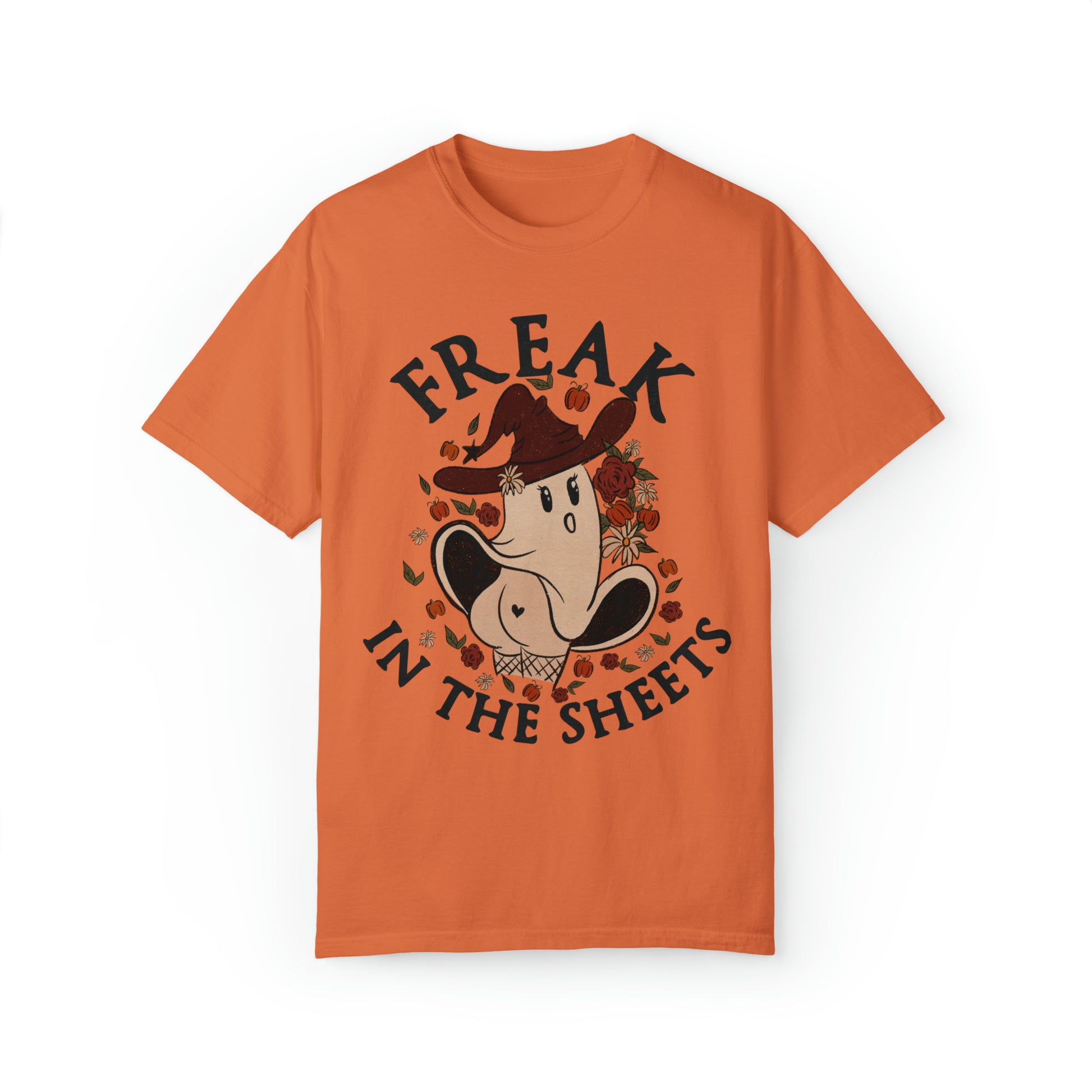 Freak in the Sheets Comfort Colors Funny Halloween Shirt