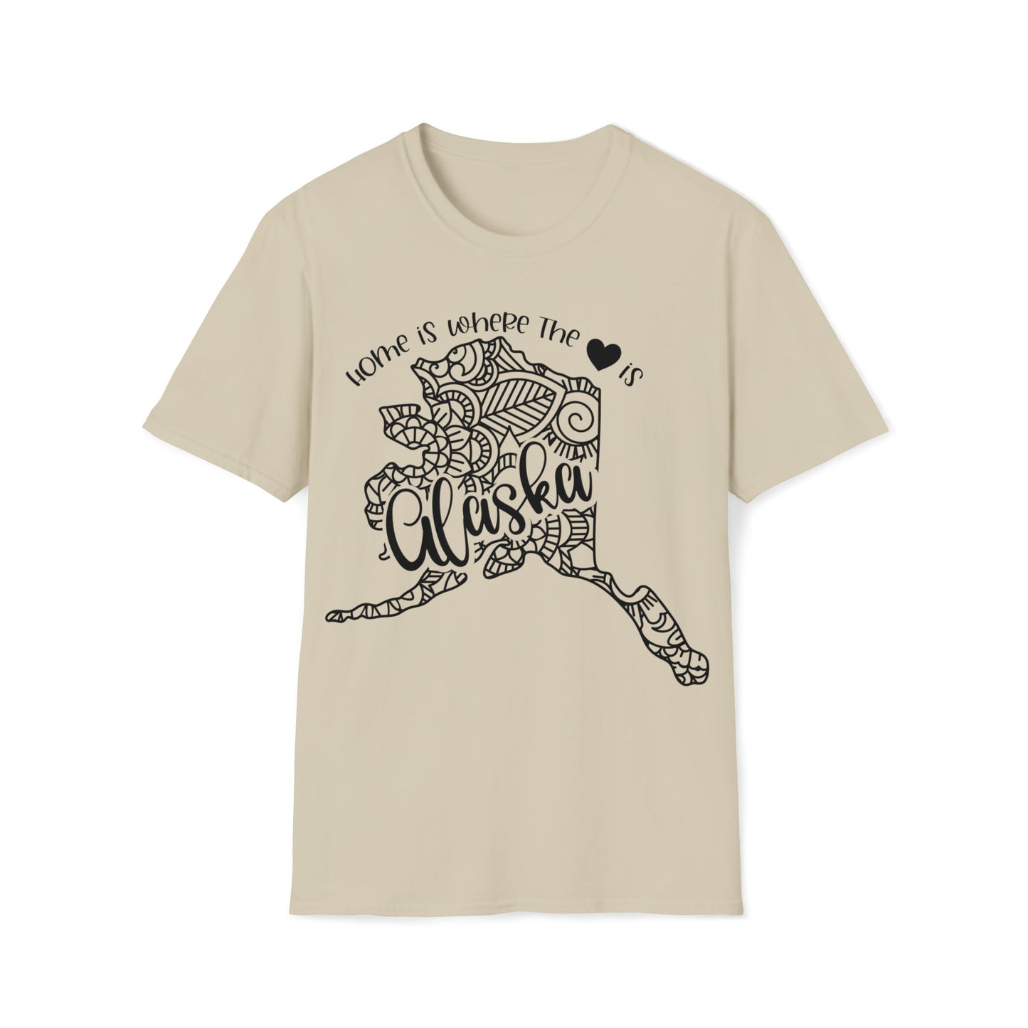 Alaska is Where the Heart is T-Shirt - HMDesignStudioUS