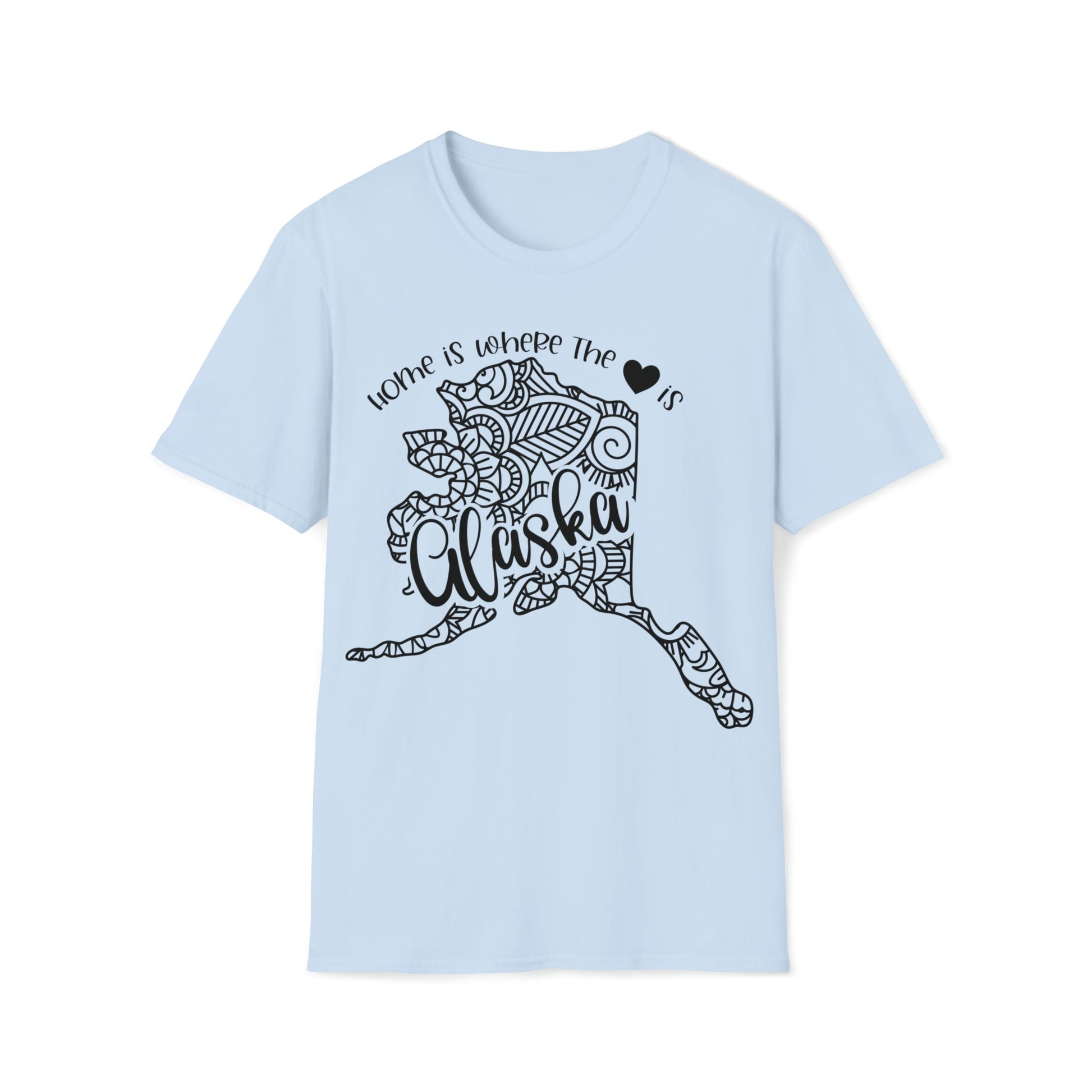 Alaska is Where the Heart is T-Shirt - HMDesignStudioUS