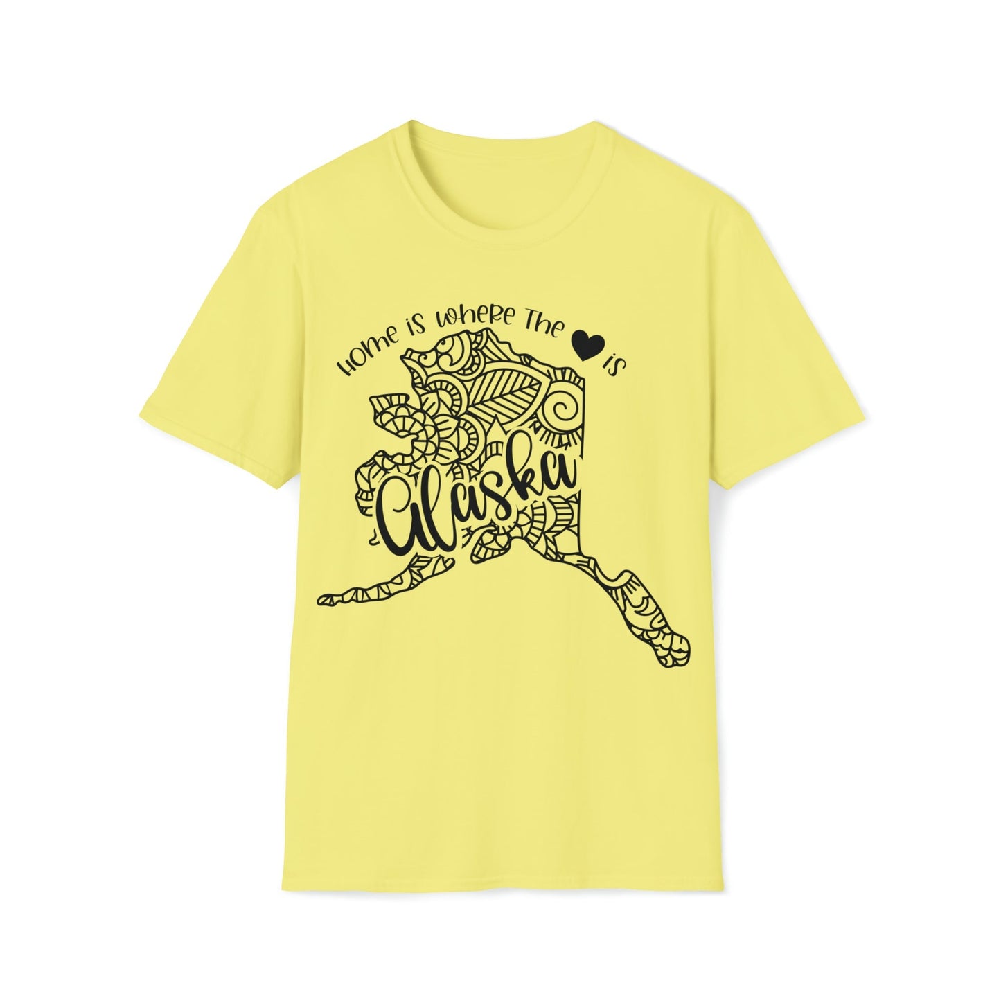 Alaska is Where the Heart is T-Shirt - HMDesignStudioUS