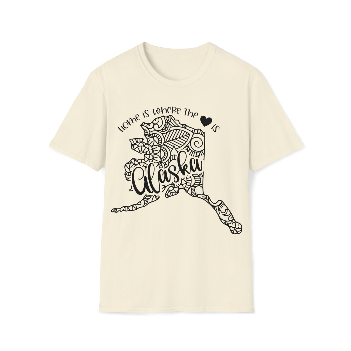 Alaska is Where the Heart is T-Shirt - HMDesignStudioUS