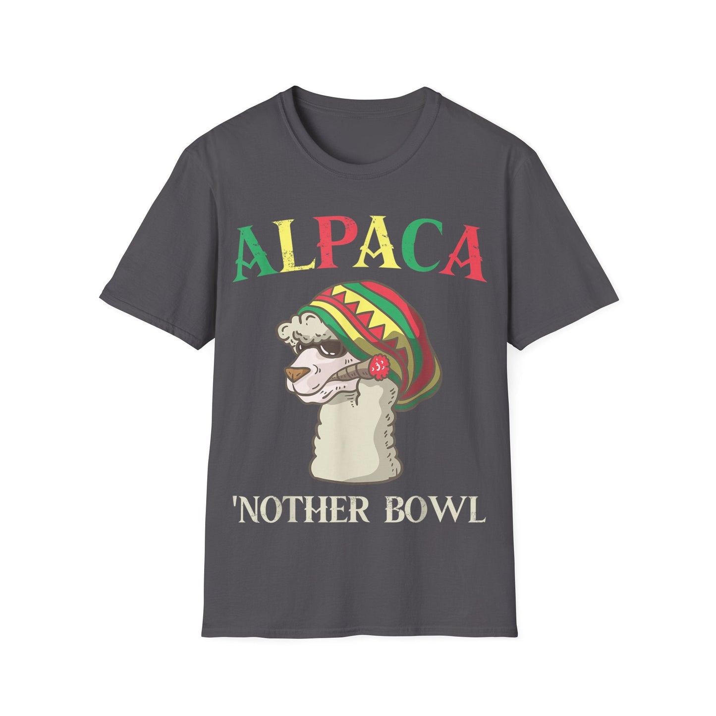 Alpaca 'nother Bowl T-Shirt – Funny Weed Pun Tee | Unisex 420 Shirt for Stoners & Animal Lovers - HMDesignStudioUS