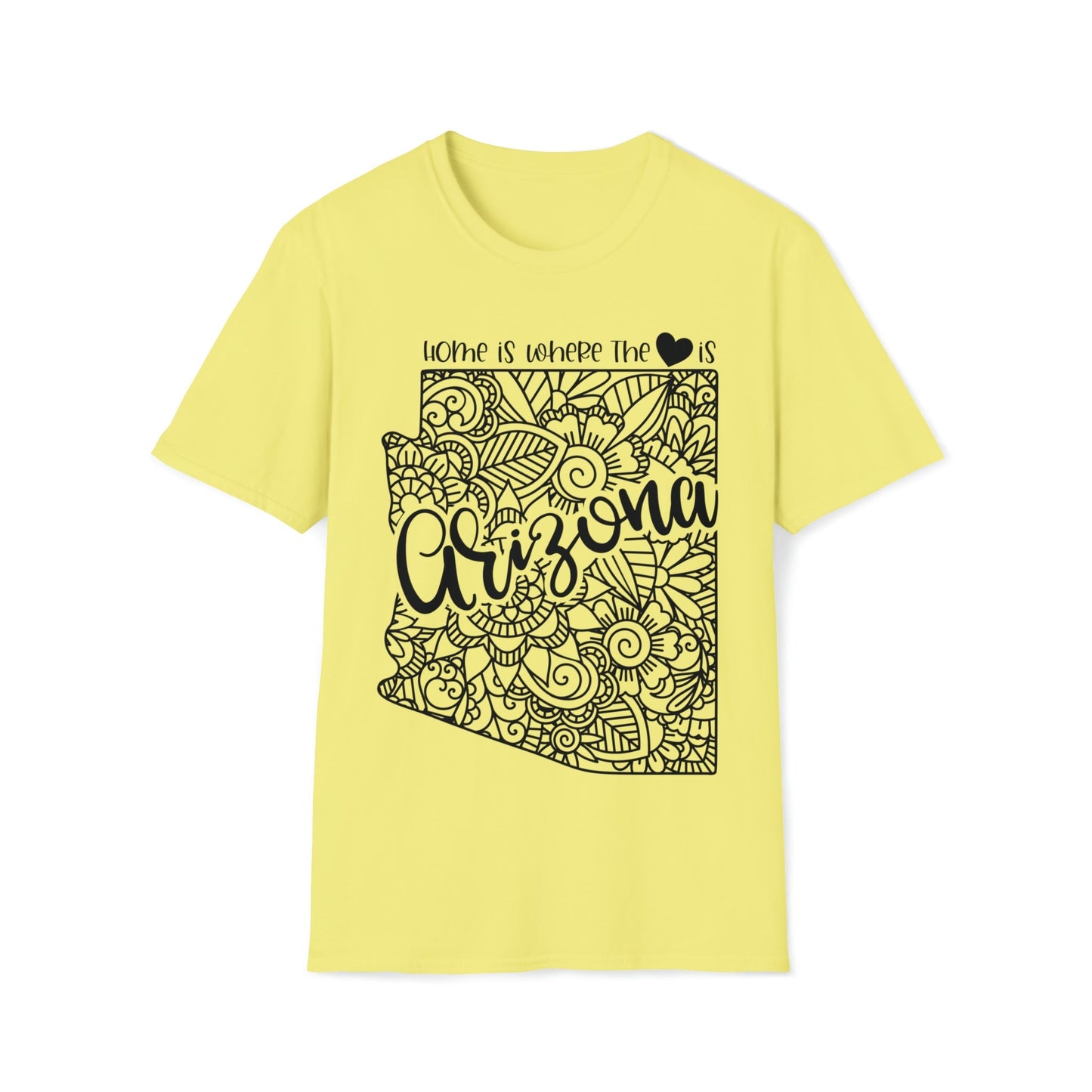 Arizona is Where the Heart is T-Shirt - HMDesignStudioUS