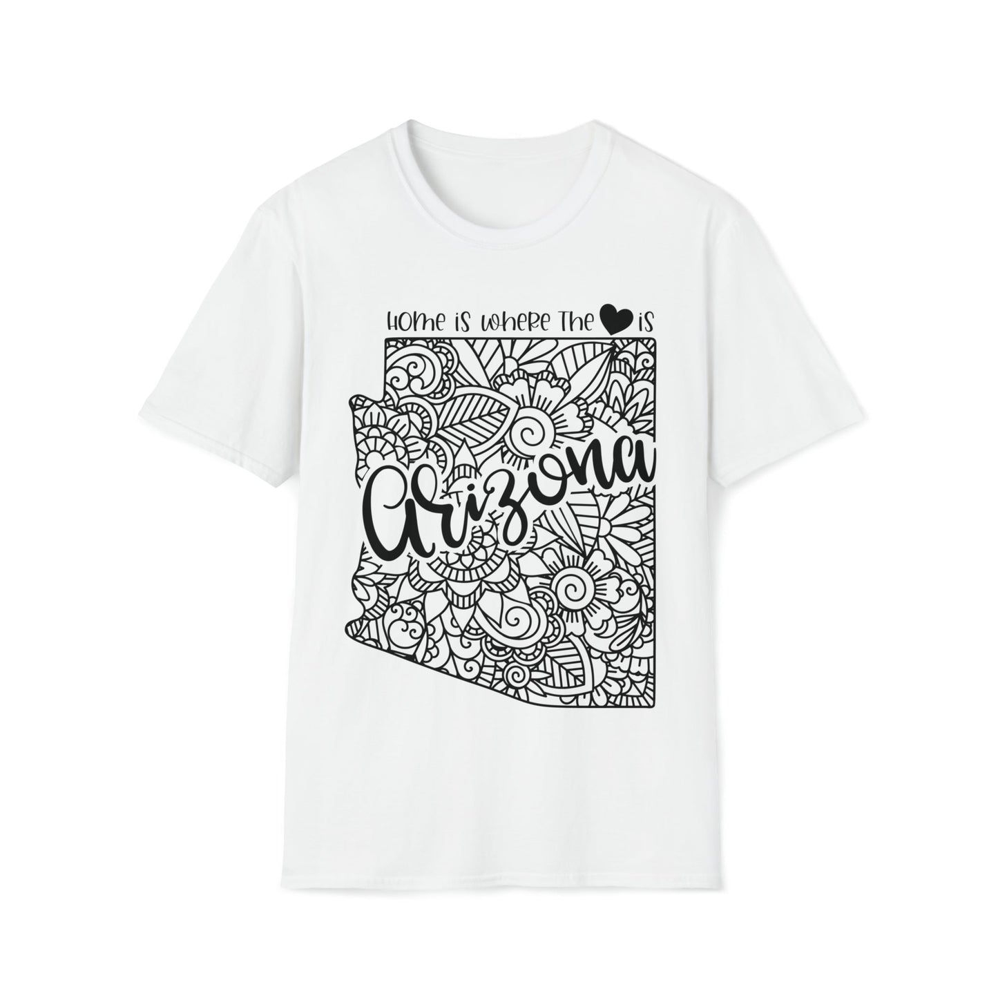 Arizona is Where the Heart is T-Shirt - HMDesignStudioUS