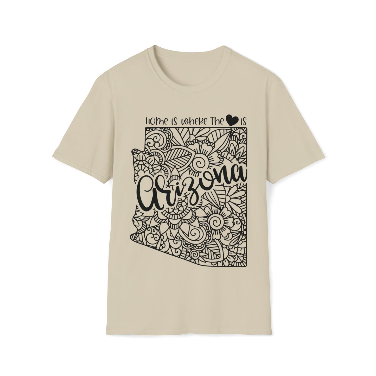 Arizona is Where the Heart is T-Shirt - HMDesignStudioUS
