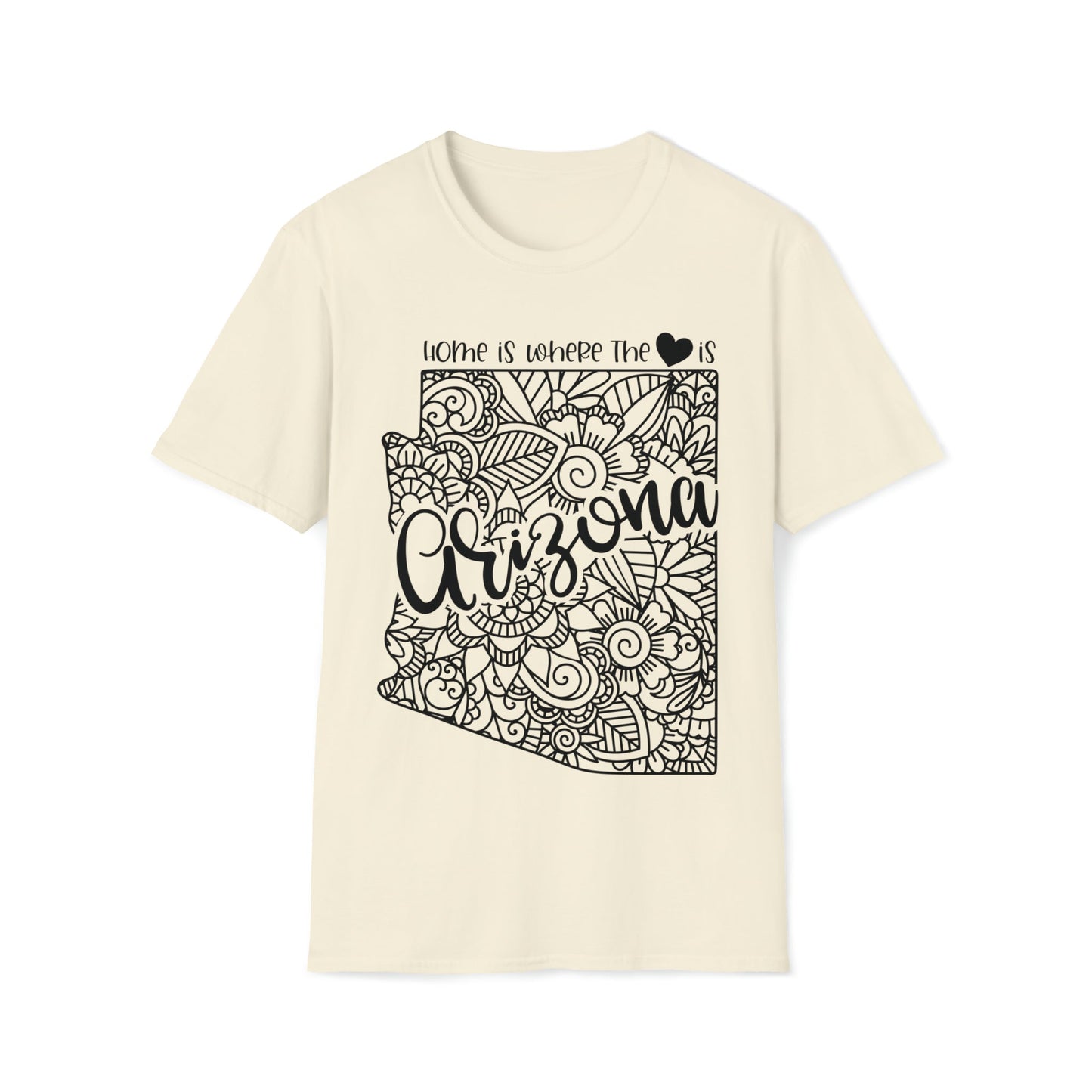 Arizona is Where the Heart is T-Shirt - HMDesignStudioUS