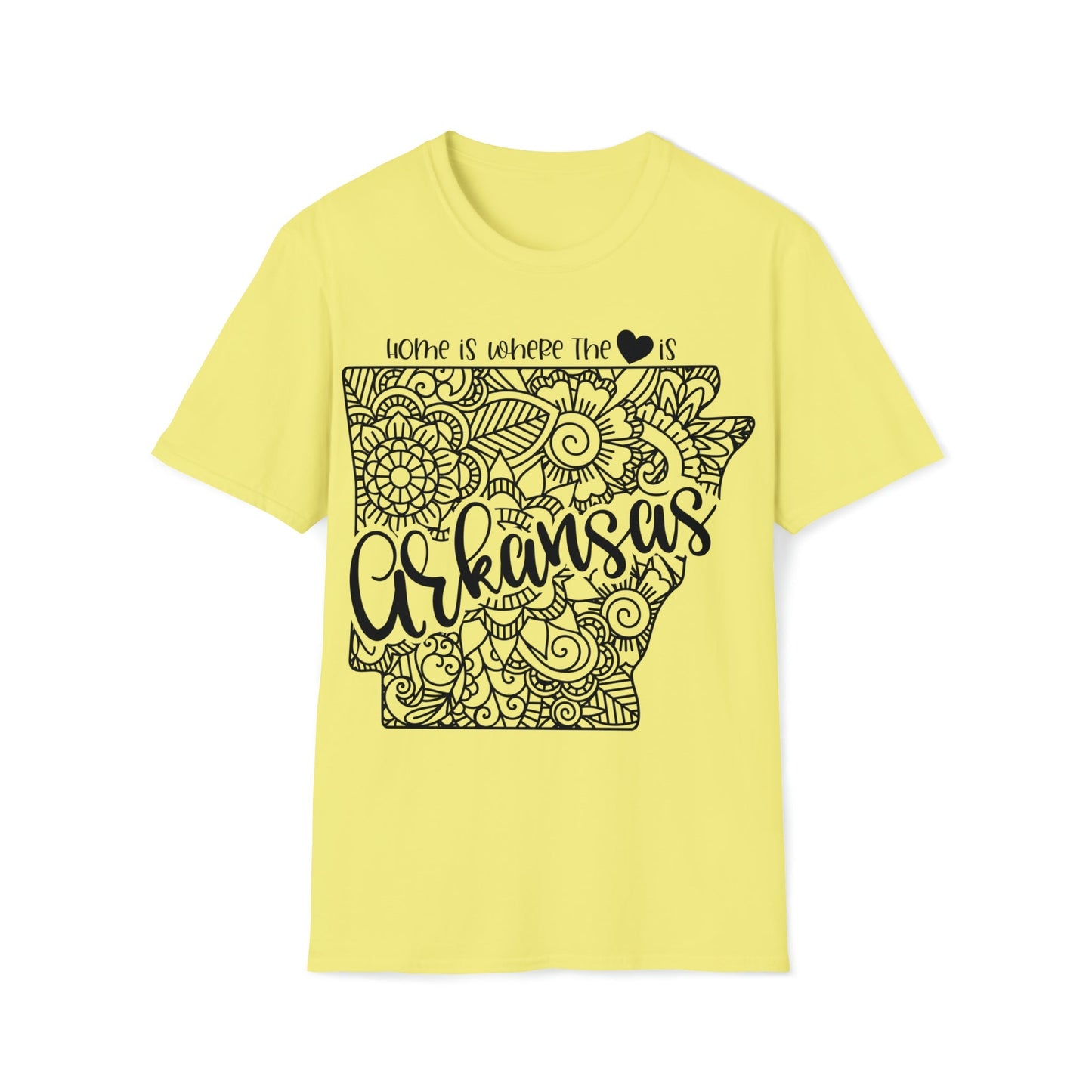 Arkansas is Where the Heart is T-Shirt - HMDesignStudioUS