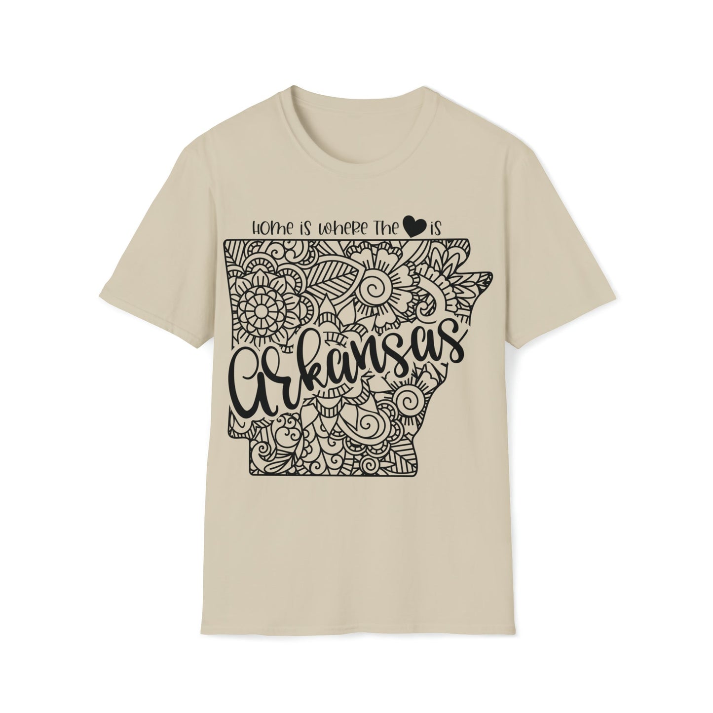 Arkansas is Where the Heart is T-Shirt - HMDesignStudioUS
