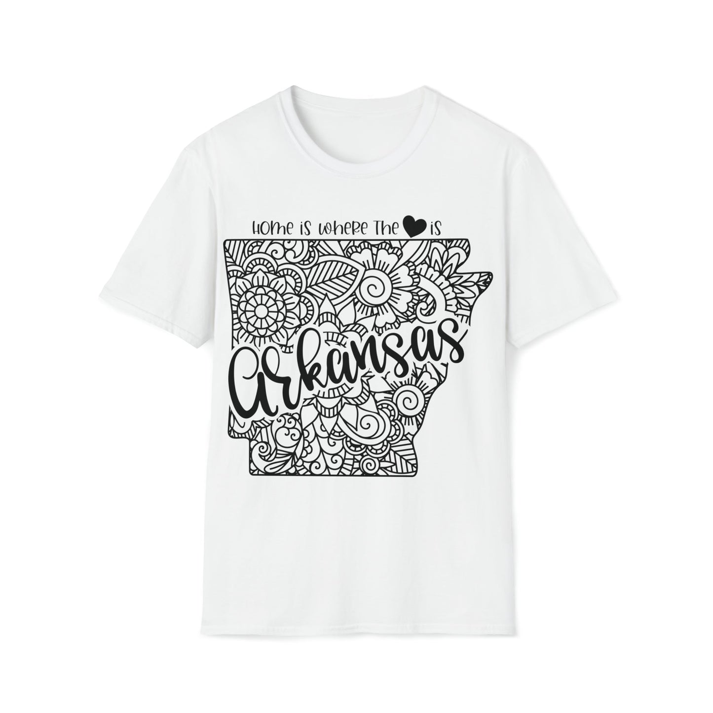 Arkansas is Where the Heart is T-Shirt - HMDesignStudioUS