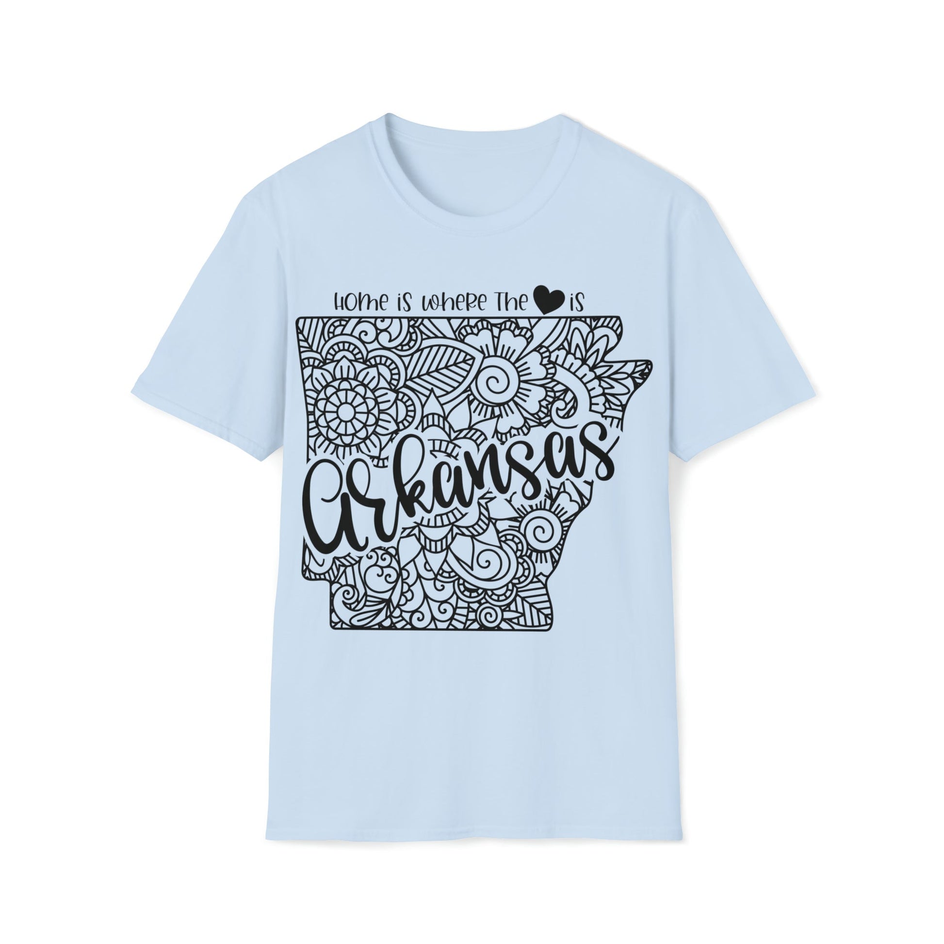 Arkansas is Where the Heart is T-Shirt - HMDesignStudioUS