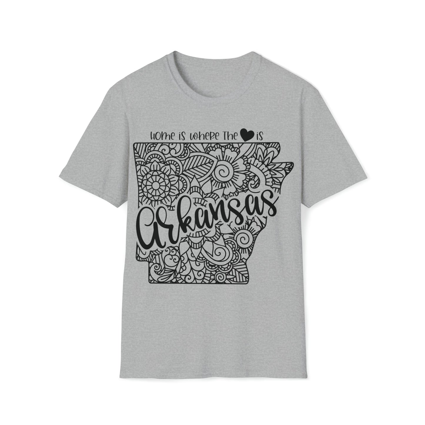 Arkansas is Where the Heart is T-Shirt - HMDesignStudioUS