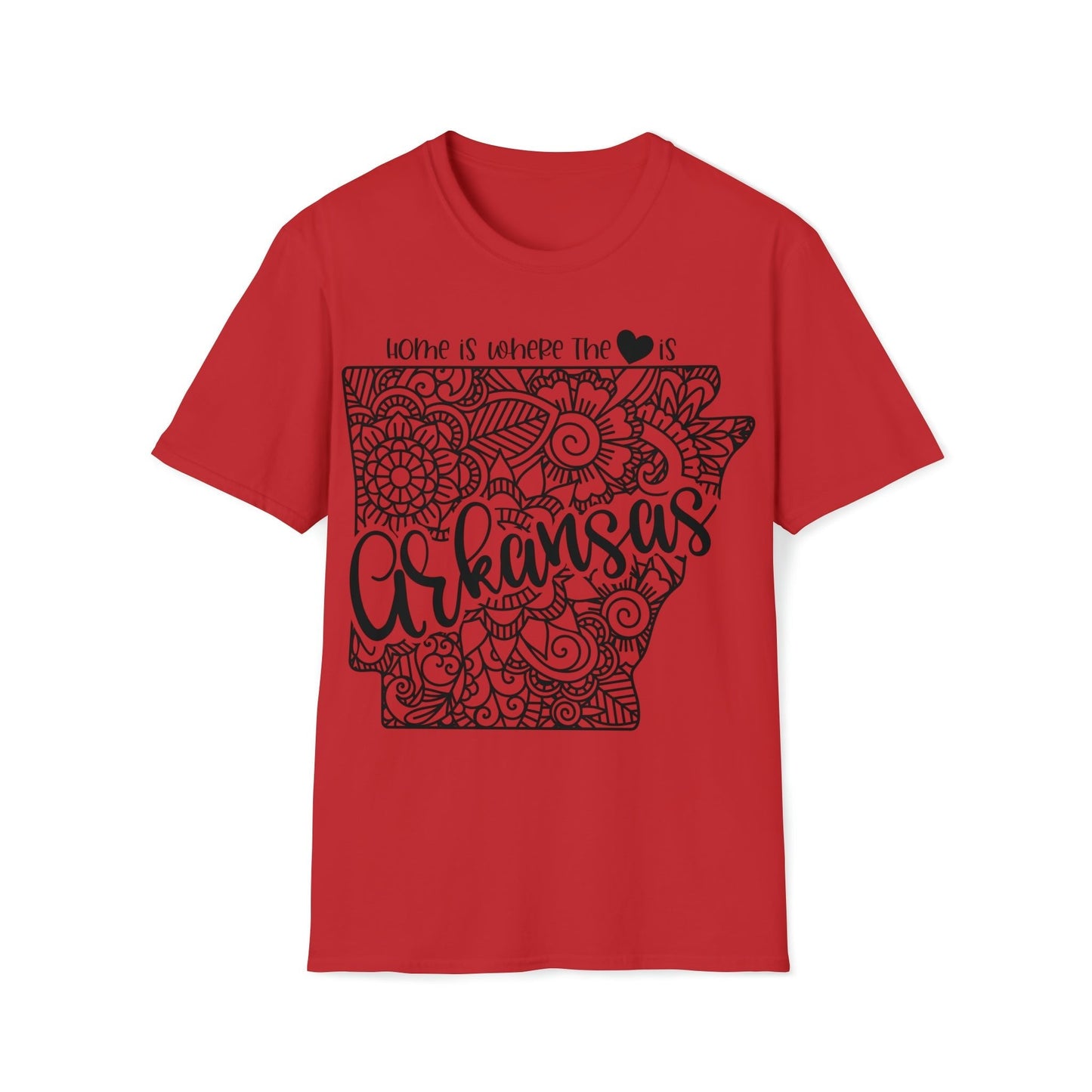 Arkansas is Where the Heart is T-Shirt - HMDesignStudioUS