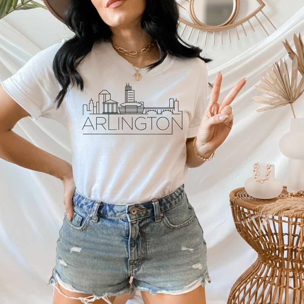 Arlington Skyline Shirt - HMDesignStudioUS