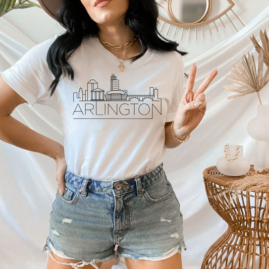 Arlington Skyline Shirt - HMDesignStudioUS