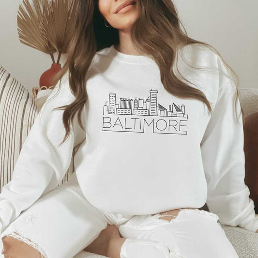 Baltimore Skyline Shirt - HMDesignStudioUS