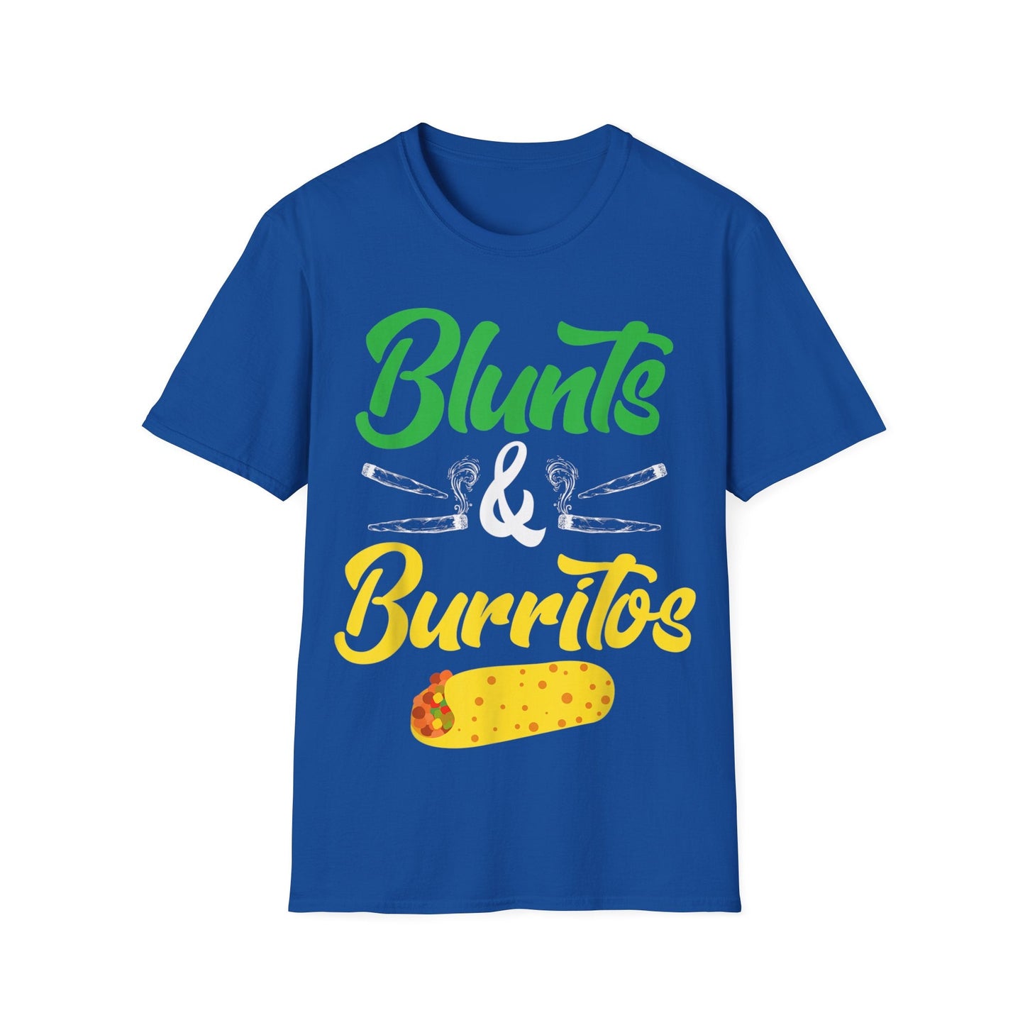 Blunts & Burritos Unisex T-Shirt - Perfect for Festivals, Parties, or Casual Wear - HMDesignStudioUS