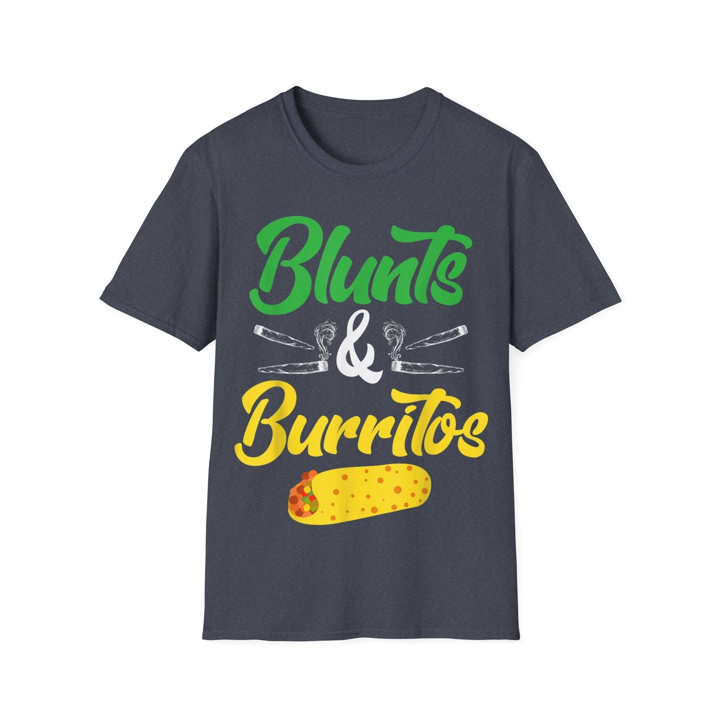 Blunts & Burritos Unisex T-Shirt - Perfect for Festivals, Parties, or Casual Wear - HMDesignStudioUS