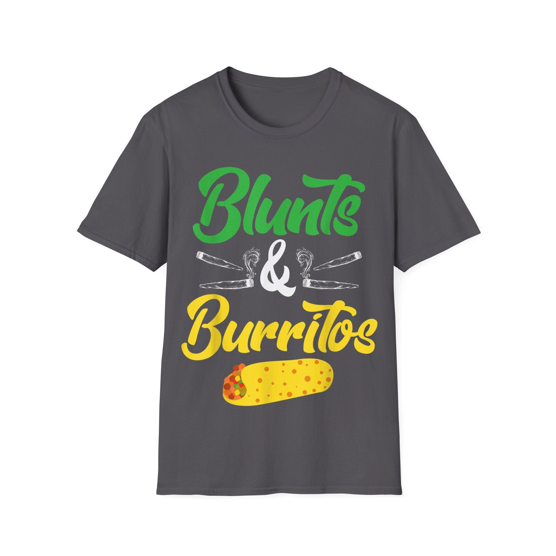 Blunts & Burritos Unisex T-Shirt - Perfect for Festivals, Parties, or Casual Wear - HMDesignStudioUS