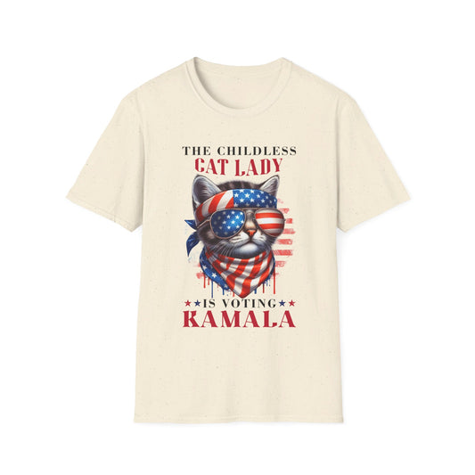 Childless Cat Lady for Kamala Harris Shirt - HMDesignStudioUS