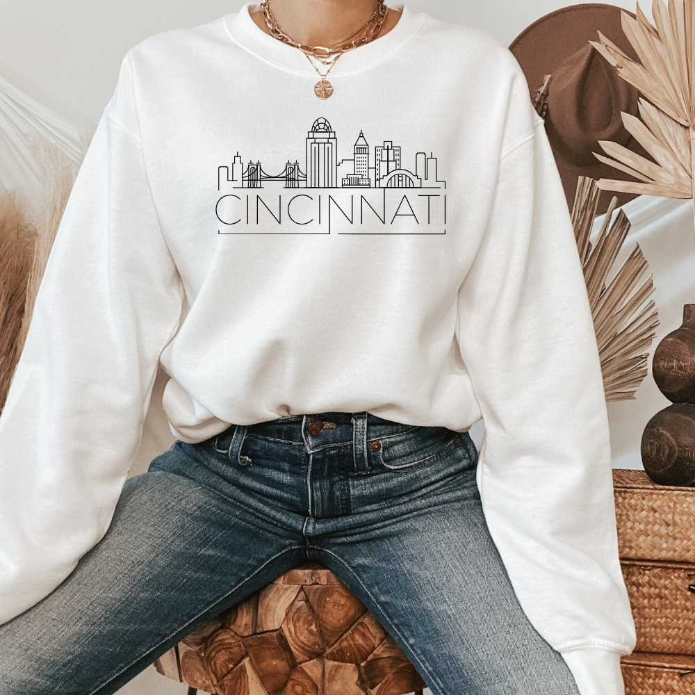 Cincinnati Skyline Shirt - HMDesignStudioUS