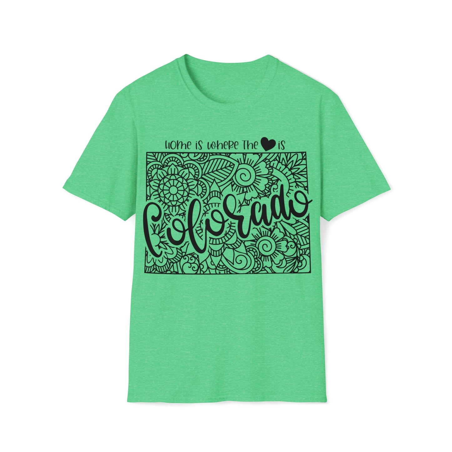 Colorado is Where the Heart is T-Shirt - HMDesignStudioUS