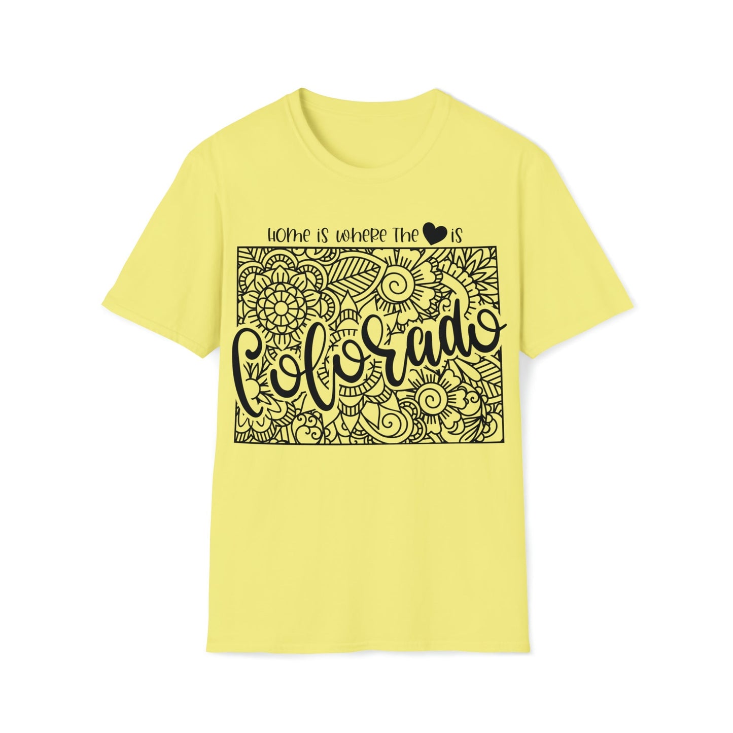 Colorado is Where the Heart is T-Shirt - HMDesignStudioUS
