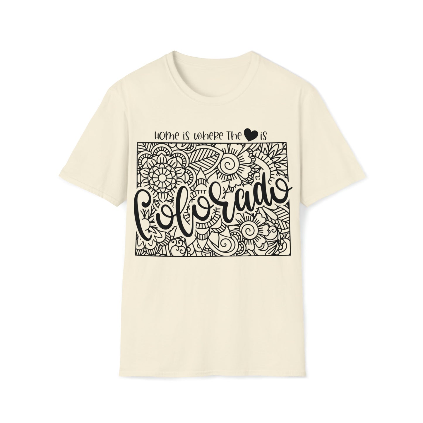 Colorado is Where the Heart is T-Shirt - HMDesignStudioUS